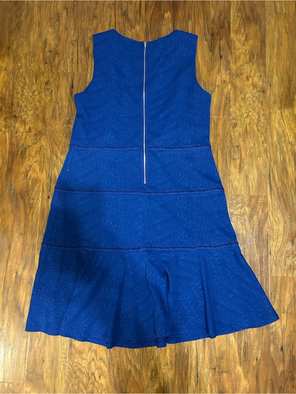 Danny & Nicole Royal Blue Sleeveless Fit-and-Flare Dress - Picture 8 of 8